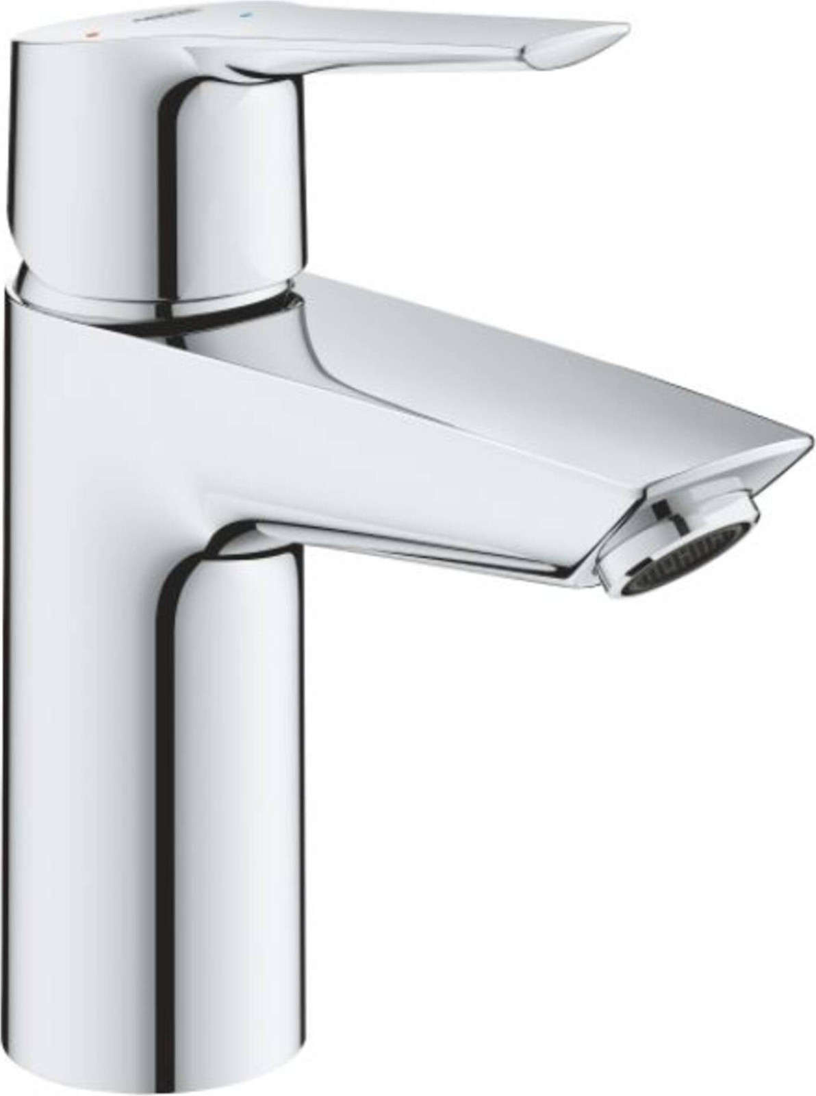 Grohe Quickfix Start mengkraan voor wastafel met hendel, waterbesparend, inclusief click-clack afvoer, maat S