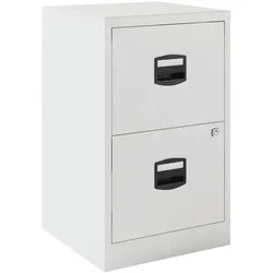 Bisley Home Hängeregistraturschrank »PFA« A4, einbahnig, 2 Schübe weiß, 41.3x67.2x40 cm