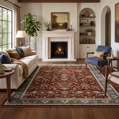 Garvee Vintage Oriental Washable Area Rug