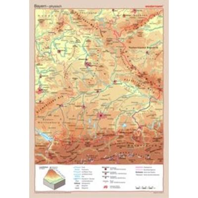 Bayern, Posterkarte, Zubehör von , Westermann Schulbuchverlag, 978-3-14-303030-1