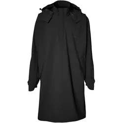 Fahrrad Regenponcho Basil Mosse jet black, Gr. M/L, unisex