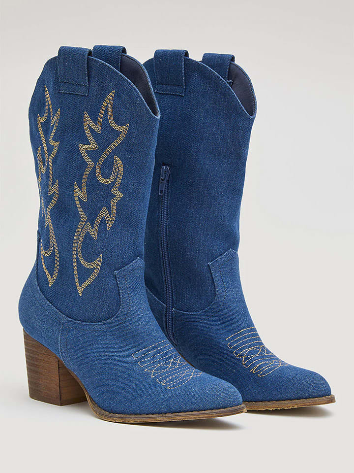Bellucci Westernstiefel in Blau - 39