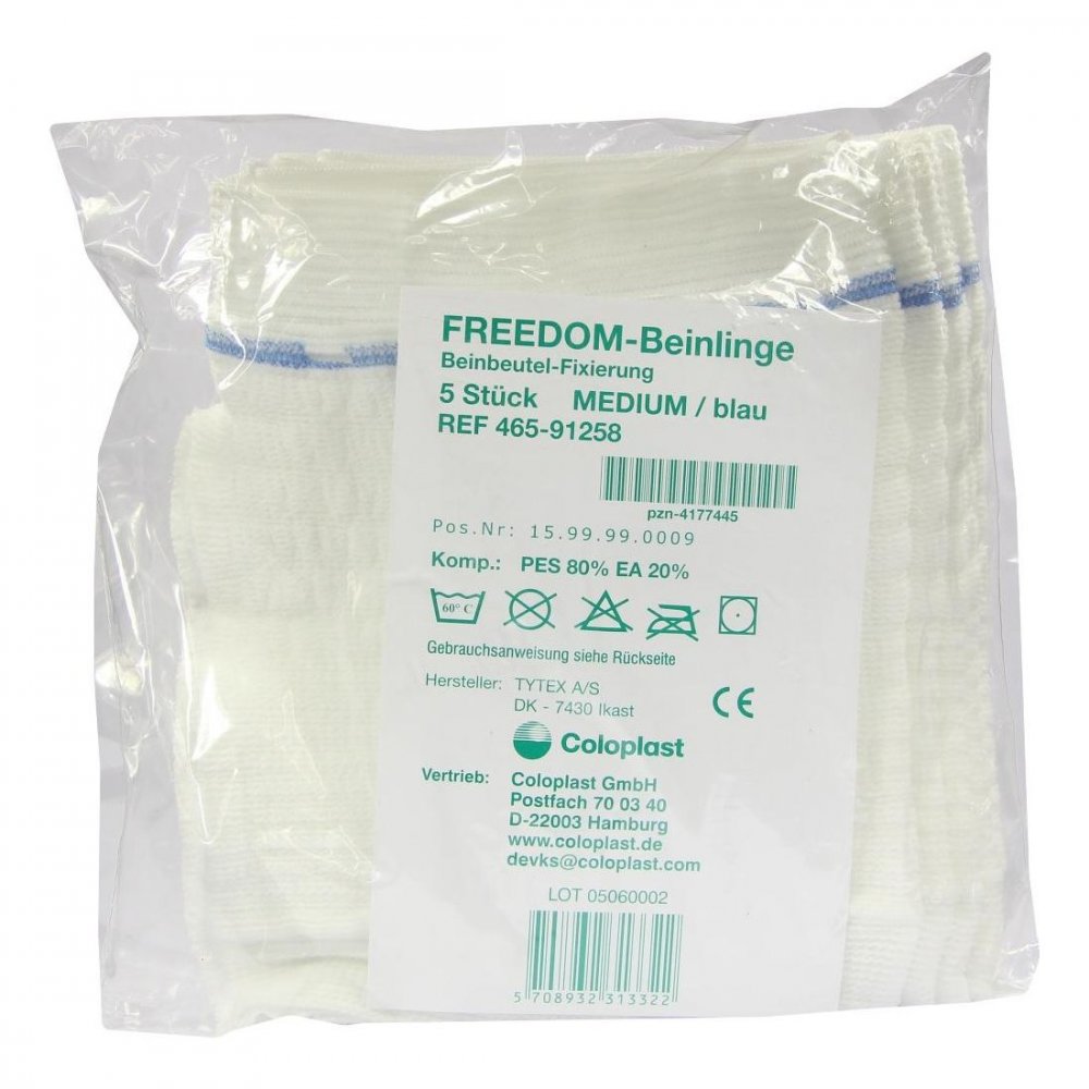 Coloplast GmbH Freedom Beinlinge medium blau 04177445