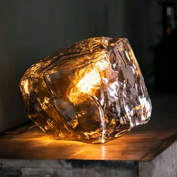 designline »Quincy« Tischlampe verchromtes Glas