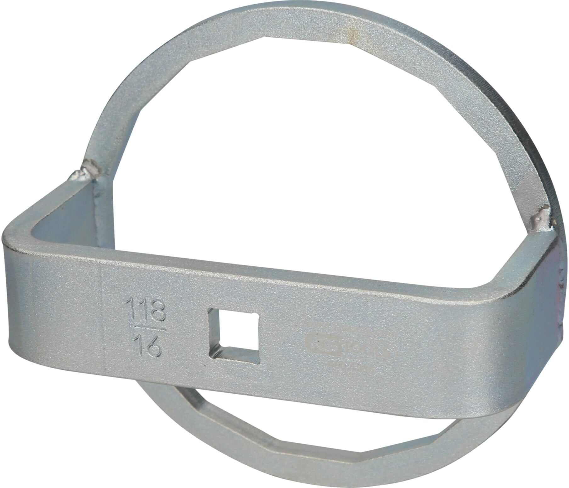 KS Tools 1/2 Zoll Ölfilterschlüssel für Hino, D. 118 mm / 16 Flächen (460.4585)