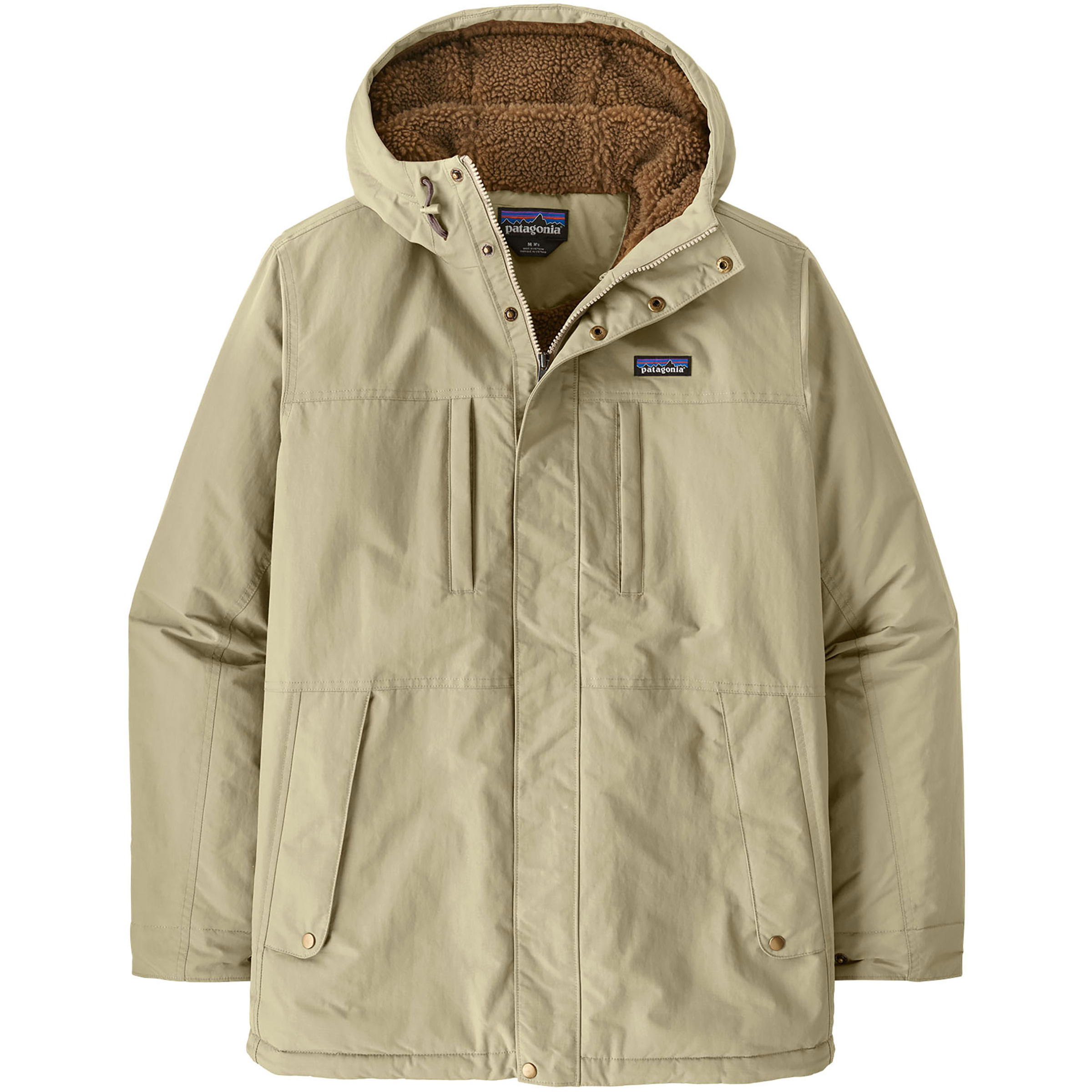 Patagonia Isthmus Parka Herren Winterjacke beige Größe S Lifestyle Wasserabweisend Wasserabweisend