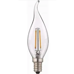 Hellum LED KERZE 2W E14 KLAR WINDSTOSS