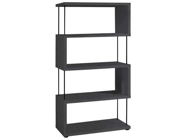 Z2 Standregal STICKS, anthrazit, Holznachbildung