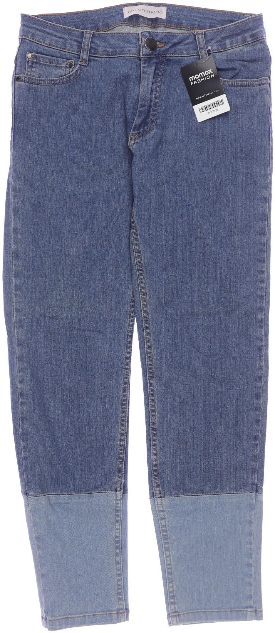 Custommade Damen Jeans, Blau, Gr. W28, Elasthan / Baumwolle - Second Hand