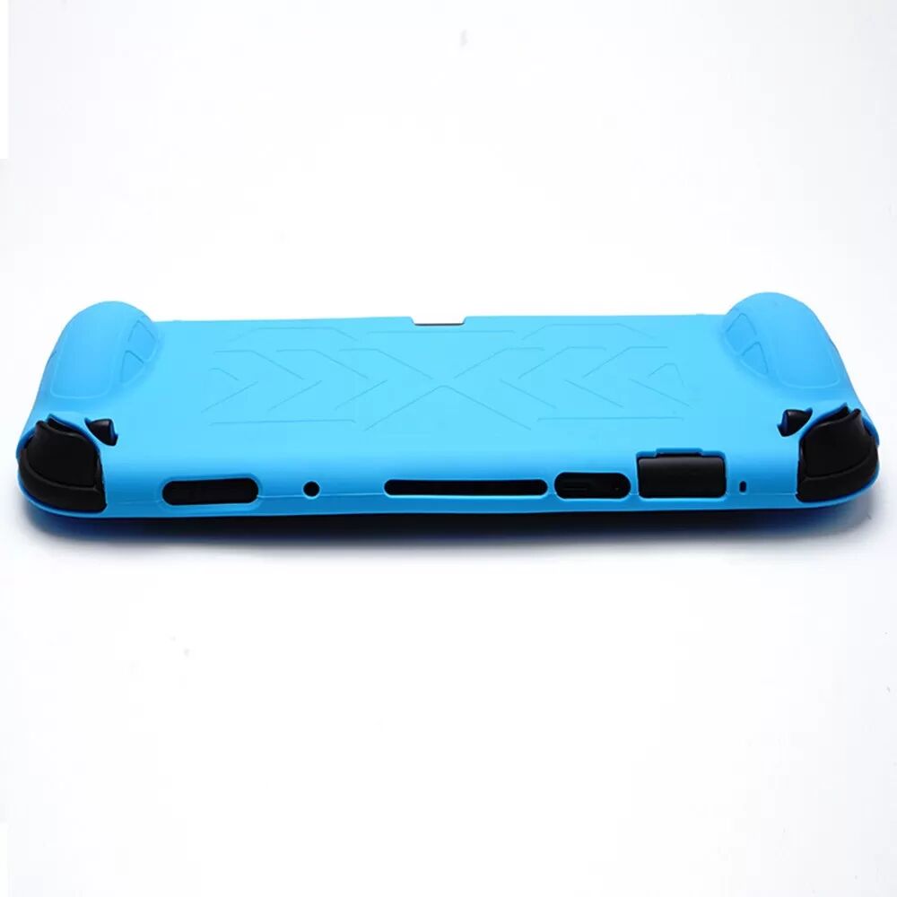 INF Schutzhülle für Nintendo Switch 2 – Silikonhülle mit Griff Blau