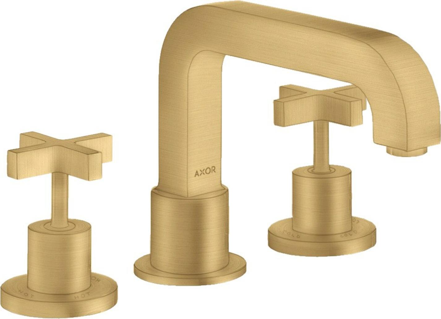 hansgrohe Fertigmontageset Axor Citterio 3-L-BW-Arm., m Kreuzgr., brush. gol opt