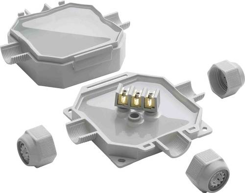 Raytech 84061 Abzweigdose (L x B x H) 90 x 90 x 45mm Lichtgrau IP69K 1St.