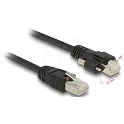 DELOCK 85672 - Patchkabel, Cat.6, S/FTP, mit Schrauben, 10 m