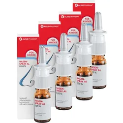 Nasenspray AL Kinder 0,05% 10 ml 4er Set 4X10 ml Lösung