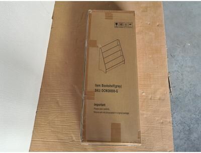 4-Tier Kids Bookshelf, Toddler Book Display Shelves, Helps Keep Bedrooms, Playrooms, and Classrooms Organized, MDF