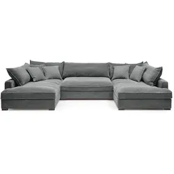 BOOOM Wohnlandschaft Tribecca Cord Ash
