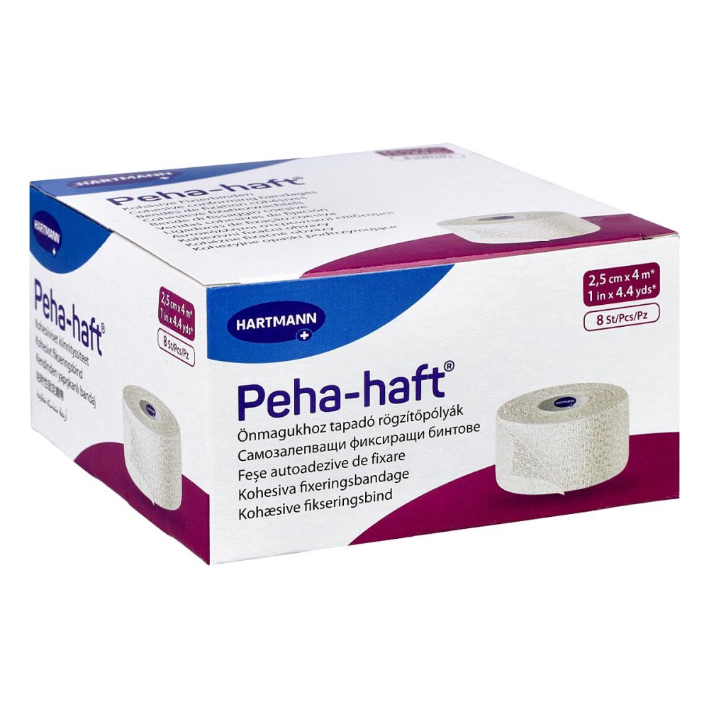 PAUL HARTMANN AG Peha Haft Fixierbinde latexfrei 2,5 cmx4 m 03544893