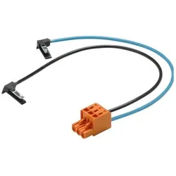 Hager, Verteilerschrank Zubehör, HAG KU9S46GBE BKE-Spgsabgriff,universZ,460mm, sw/bl,Stecker-Buchse, 1 Stück