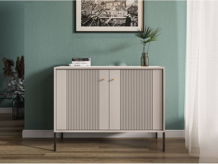 home24 Kast 105 x 79 x 39cm beige/kasjmier