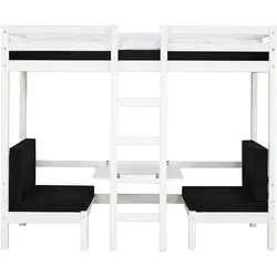 Ebuy24, Kinderbett, Hochbett BasicJumbo (90 x 200 cm)