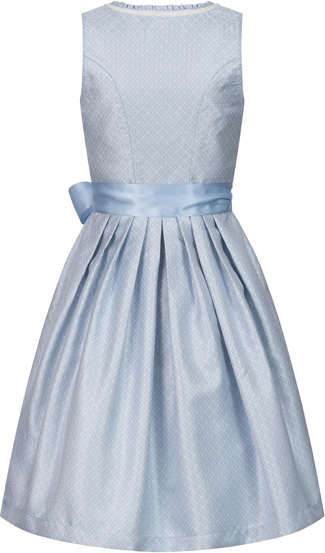 Dirndl NÜBLER "Midi Dirndl Gardi", Damen, Gr. 34, EURO, blau, Obermaterial: 100% Polyester PES., Kleider Dirndl