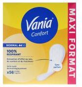 Vania Protégé-Slips Confort Sans Parfum X56 - Boîte 56 Protège-Slips