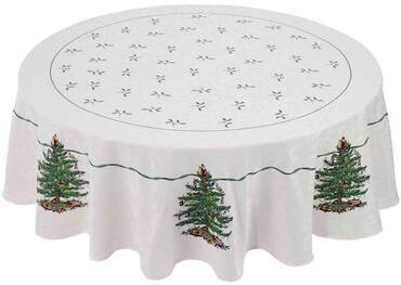 "Spode® Christmas Tree 70"" Round Tablecloth"