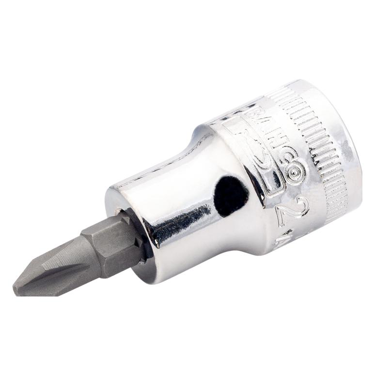 Irimo 3/8" Schraubendreher-Einsatz für Phillips-Schrauben, PH2 (19 mm) (7409PH-2)