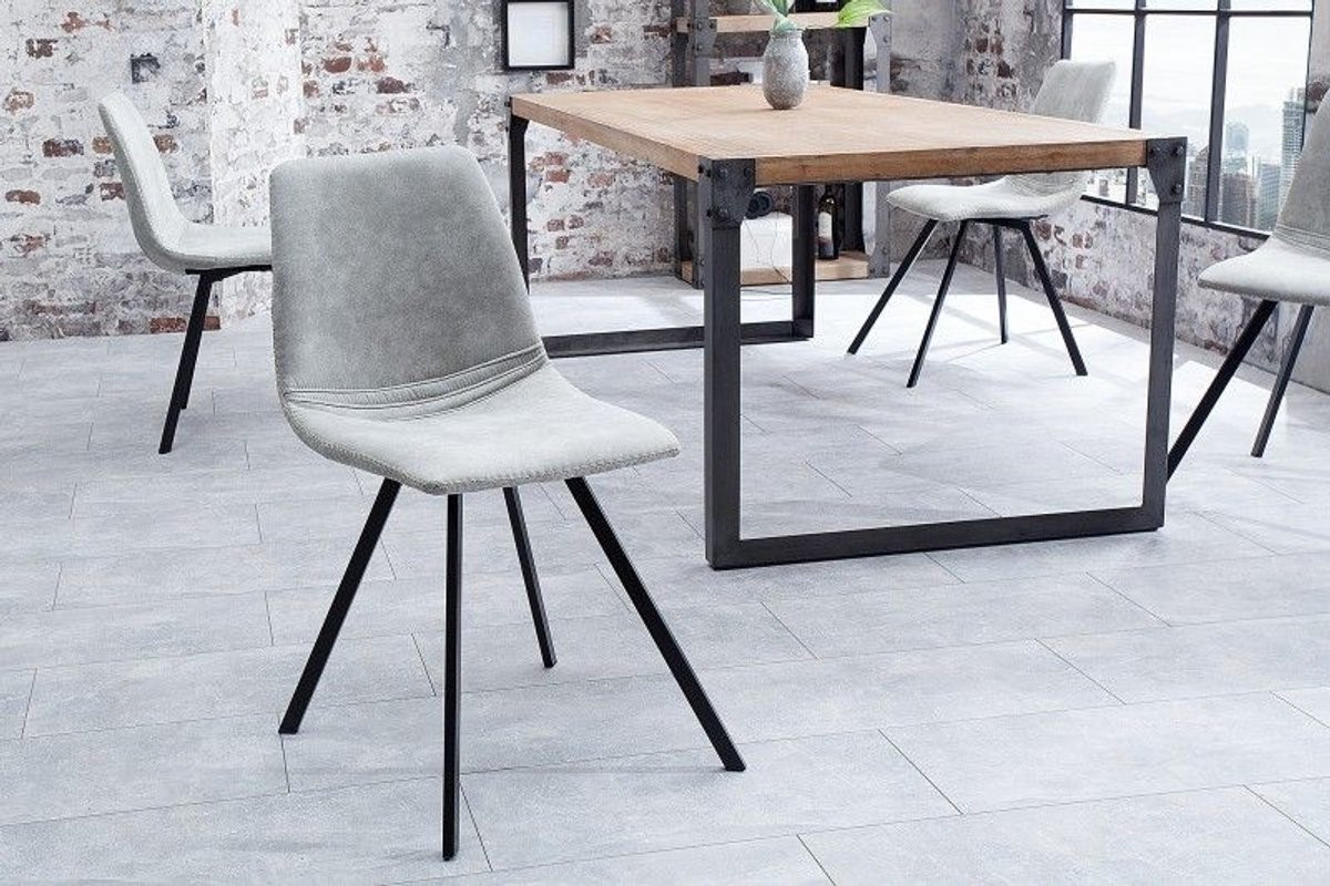 Retro stoel AMSTERDAM CHAIR design klassieker steengrijs