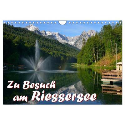 Zu Besuch am Riessersee (Wandkalender 2027 DIN A4 quer), CALVENDO Monatskalender