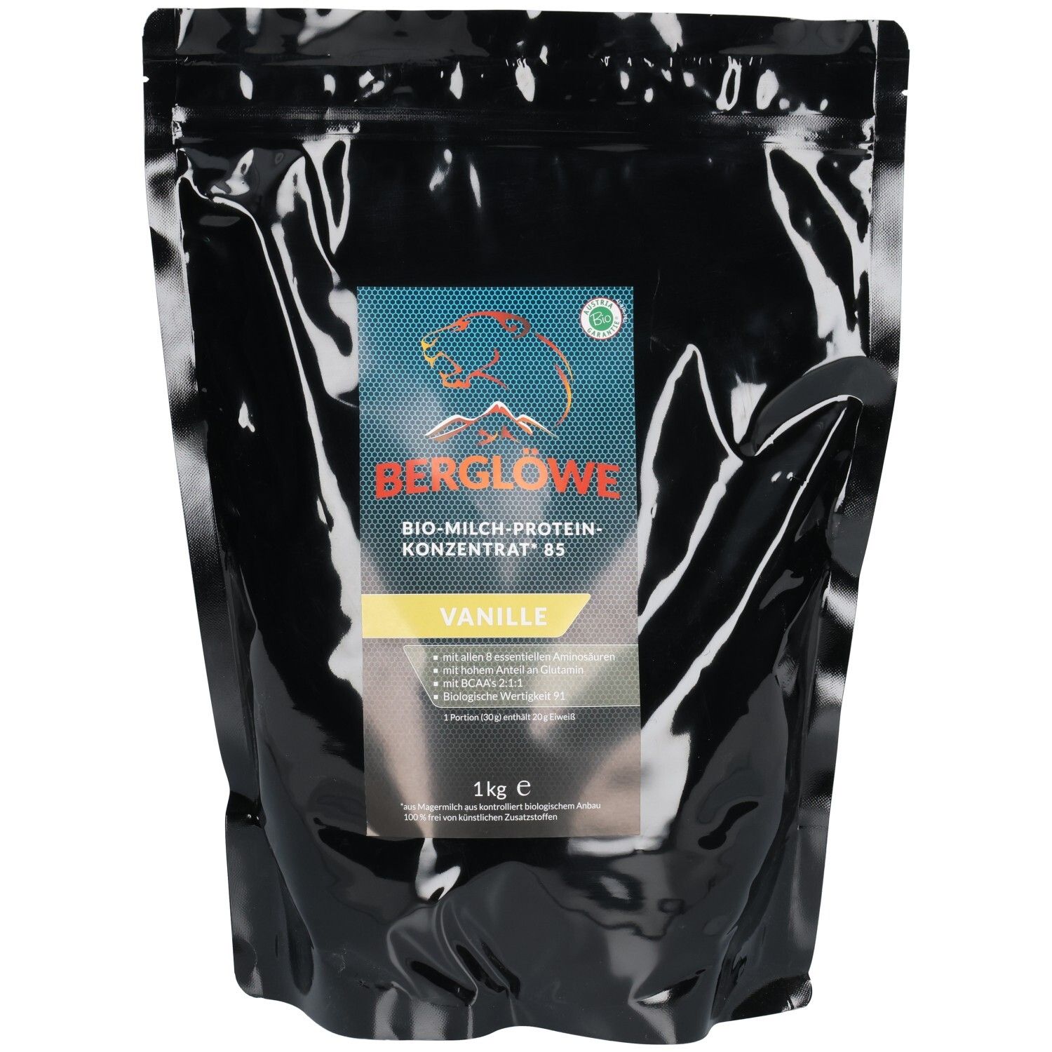 BIO Milchproteinkonzentrat 85 Vanille 1000 g Konzentrat