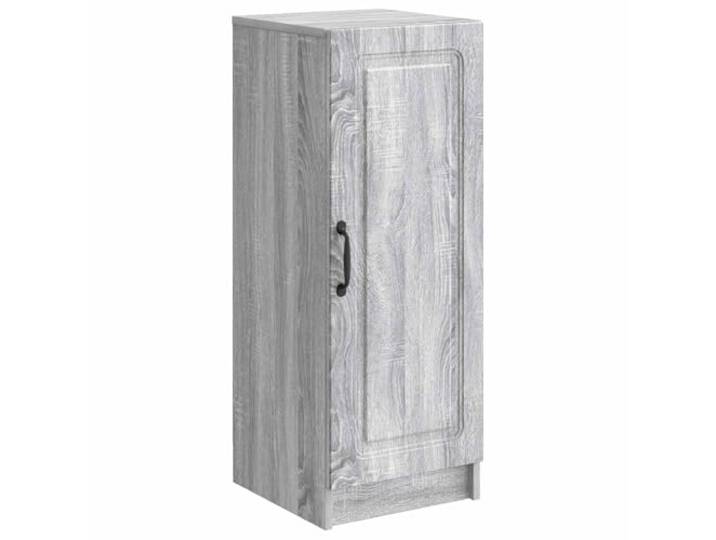 KKgypkn Sideboard Graues Sonoma 33 x 34,5 x 87 cm Holzwerkstoff, Mehrere Facher, Verstellbare Regale, Leise Schiebeturen