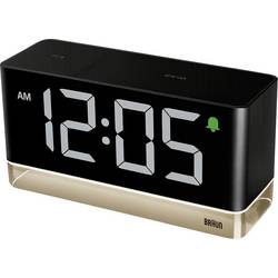 Braun 67128 Wecker Schwarz Großes Display