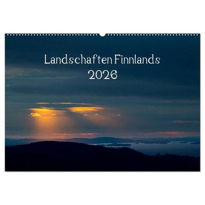 Landschaften Finnlands (Wandkalender 2026 DIN A2 quer), CALVENDO Monatskalender