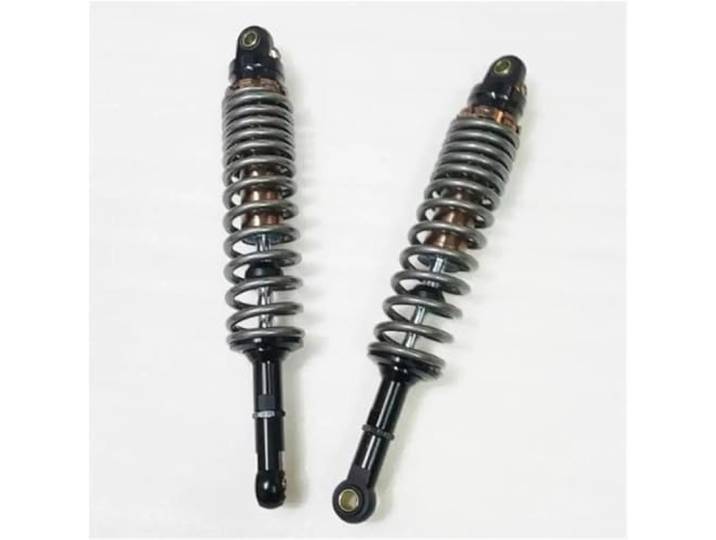 SQOFJDF Stoßdämpfer EIN Paar 400mm 410mm 420mm 430mm 440mm 450mm Motorrad Stoßdämpfer Hinten Suspension Für Kawasaki ATV Stoßdämpfer Satz(400mm)