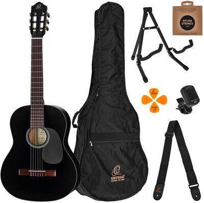 Ortega RTECP-1 Ltd Classic Pack Schwarz matt