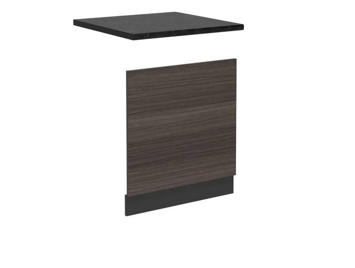 Vicco Frontblende R-Line Edelgrau 60 cm, AP Anthrazit, Grau, Anthrazit, Holzwerkstoff, Rechteckig, 60x57.2x60 cm, Küchen, Küchenmöbel, Küchenschränke, Küchenunterschrank