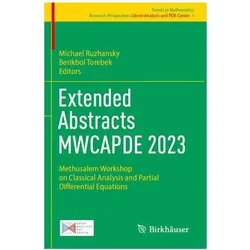 Extended Abstracts MWCAPDE 2023, Fachbücher von Michael Ruzhansky, Berikbol Torebek
