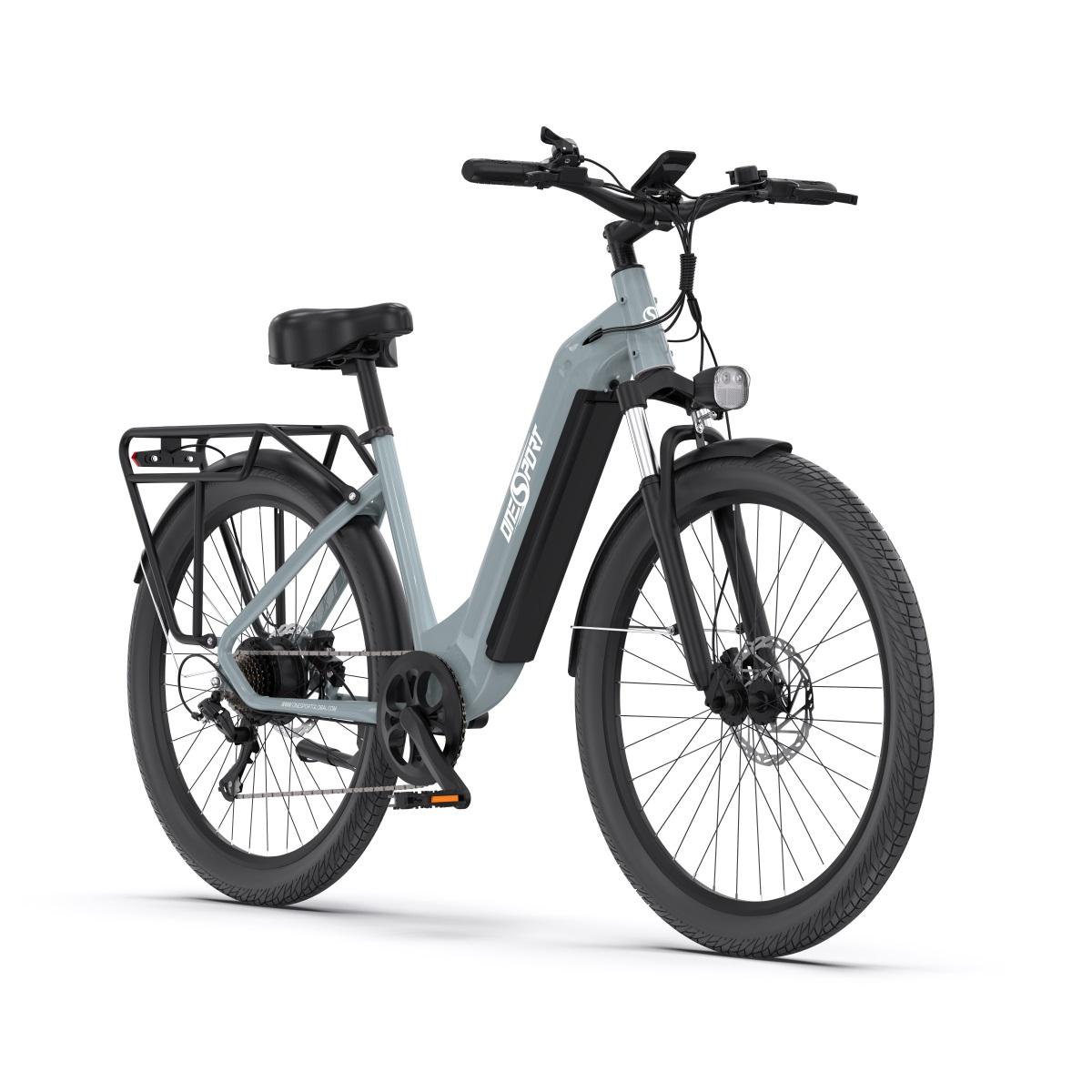 OT05 Stadt-Elektrofahrrad für Erwachsene, 250W, 36V 18,2Ah, Aluminiumrahmen, Drehmomomentsensor, hydraulische Scheibenbremsen