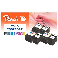 Peach Spar Pack Plus Tintenpatronen kompatibel zu Epson T050, T013