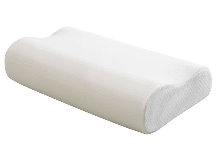 Nackenstützkissen JEKATEX Lily, Kissen ergonomisch geformt & druckentlastend , beige (champagner), B:35cm H:13,5cm L:60cm, Bezug: 100% Polyester, Kopfkissen, Nackenstützkissen, Kopfkissen in 35x60 cm, Optimaler Stützkomfort