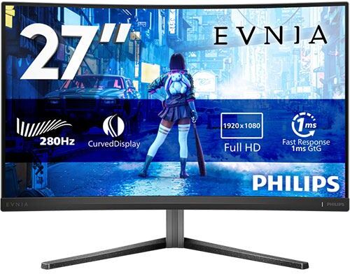 Philips Monitor Gaming Curvo  Evnia 5000 27M2C5200W/00   27''   280 Hz   FHD