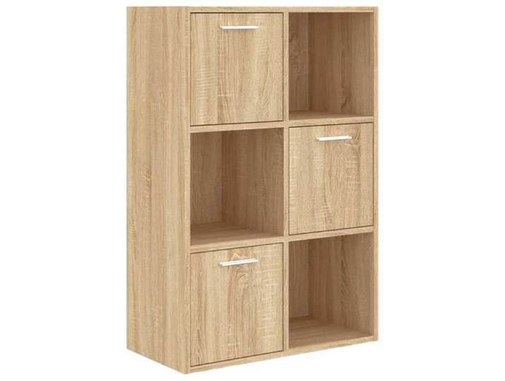 Promotion Févr Armoire de rangement/Bibliothèque debout - Black Month - armoire à livres - Chêne sonoma 60x29 5x90 cm Bois ingénier