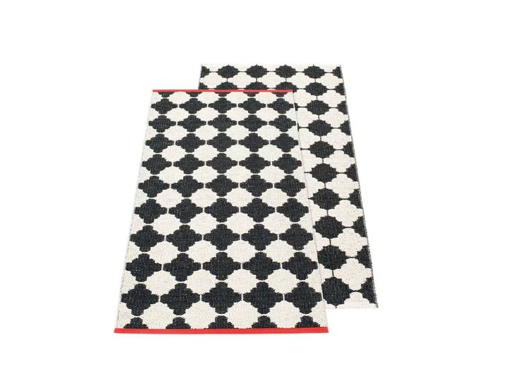 Pappelina - Marre Wendeteppich, 70 x 150 cm, black / vanilla