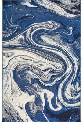 Porch & Den Hamlet Abstract Marbled Area Rug