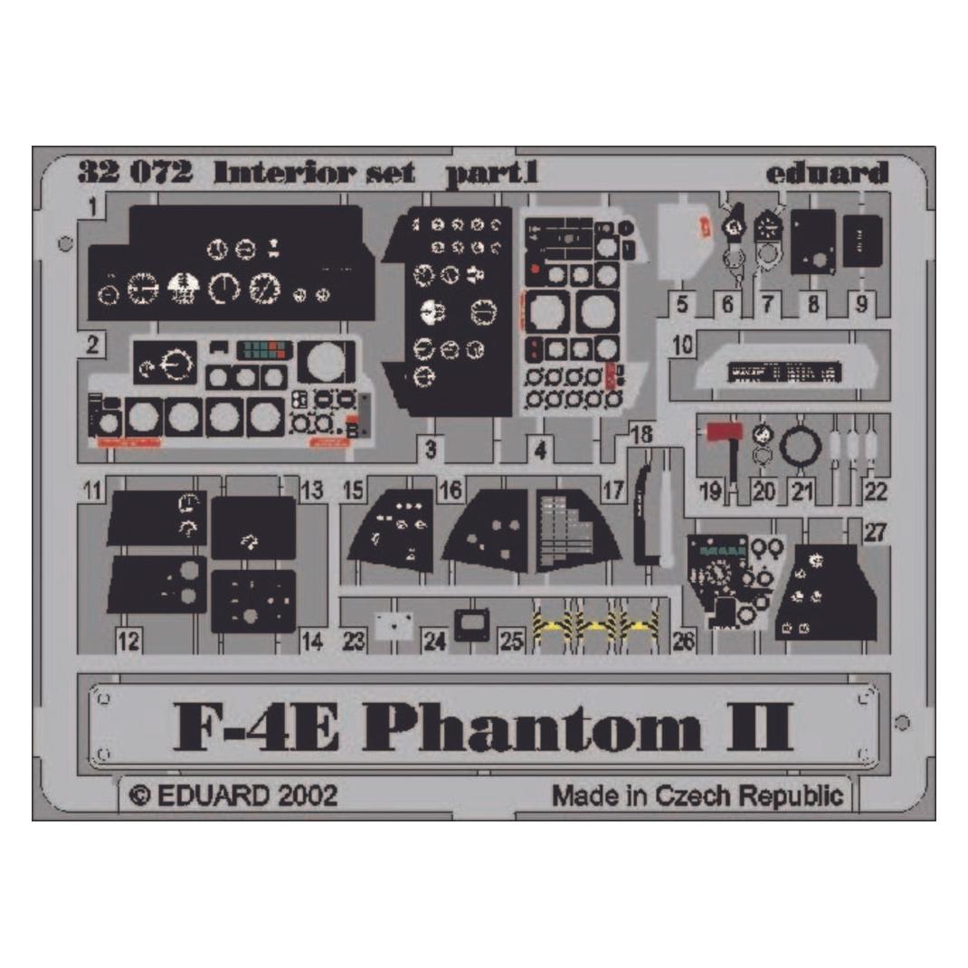 Eduard F-4E Phantom Interior für Tamyia Bausatz (32503)