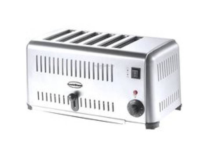 Grille-Pain Professionnel - COMBISTEEL - 6 Tranches - 2.5 kW - Gris - Compact 420x260 mm