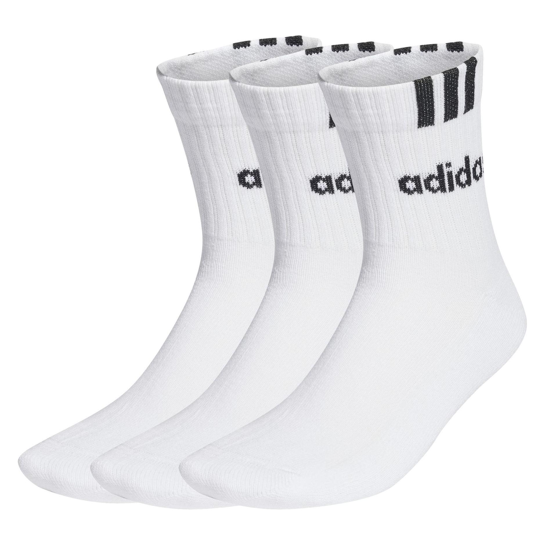 Adidas Linear gepolsterte 3er-Socken (40 - 43) (HT3437)