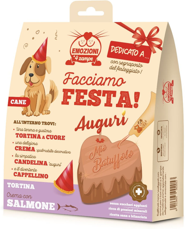 COLTIVIA Kit Facciamo Festa per Cane SALMONE