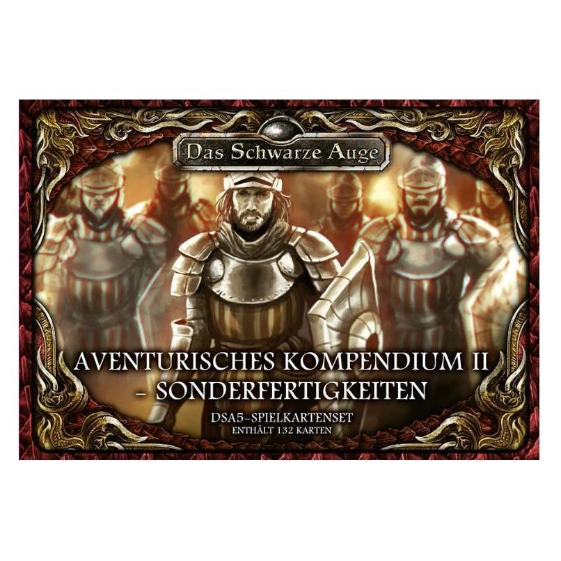 Ulisses Spiele DSA5 Spielkartenset - Aventurisches Kompendium 2: Sonderfertigkeiten, 132 Karten (DE-Ausgabe) (Deutsch) (US25599)